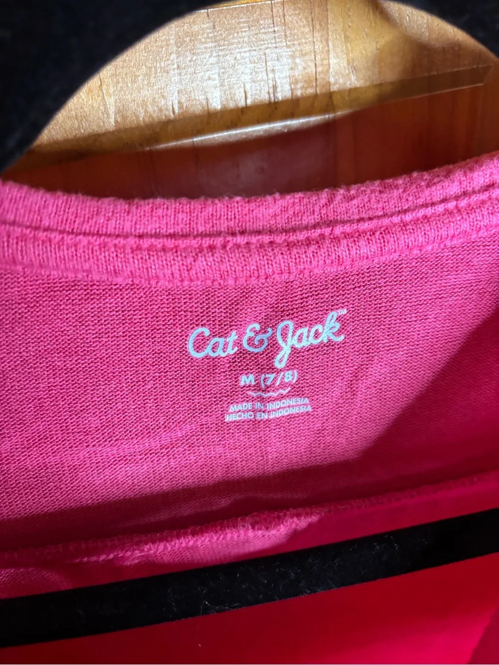 Cat & Jack Bright Pink Ruffle Long-Sleeve Top